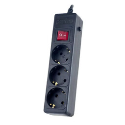 PERFEO PF-A4666 POWER+ 3,0м 3 розетки черный сетевой фильтр