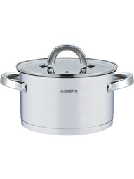 ALBERG AL-2130 Gardez 7.6л. кастрюля из нержавеющей стали со стеклянной крышкой