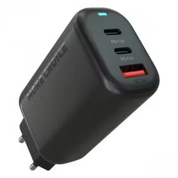 MORE CHOICE NC79a USB+2Type-C 3.0A PD 65W кабель Type-C Black сетевое ЗУ