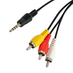 PREMIER 5-038L 1.5 3.5mm/3RCA 1.5м кабель
