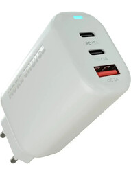 MORE CHOICE NC79 USB+2Type-C 3.0A PD 65W White сетевое ЗУ