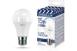 ERGOLUX LED-A60-15W-E27-6500K светодиодная лампочка