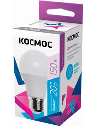 КОСМОС 20W A60 E27 6500K светодиодная лампочка
