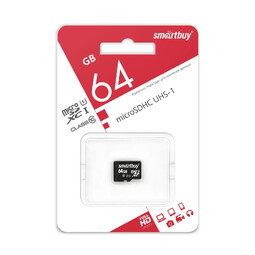SMARTBUY microSDXC UHS-1 64GB (SB64GBSDCL10-00) карта памяти