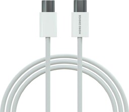 MORE CHOICE  K75a 3.0A PD 60W Type-C -Type-C 2м White нейлон кабель
