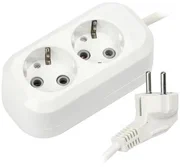 SMARTBUY SBE-16-2-02-Z 2 гнз х 2,0 м (16А/3.5кВт, ПВС 3х1.0) удлинитель с заземлением