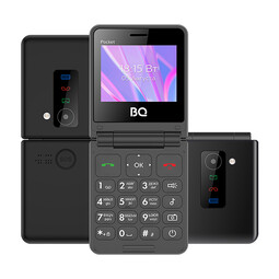 BQ 2456 Rocket Black 1000мАч/2.4"/камера мобильный телефон