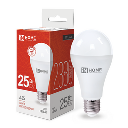 IN HOME LED-A65-VC 25Вт 230В Е27 4000К лампа светодиодная
