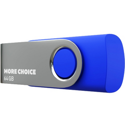 MORE CHOICE 64Gb MF64-4 синий накопитель