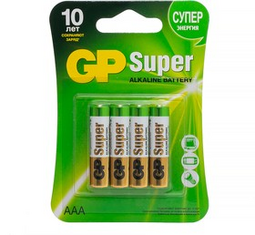 GP ААА LR03 Super Alkaline G-Tech элемент питания