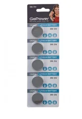 GoPOWER CR2016 3V Lithium элемент питания