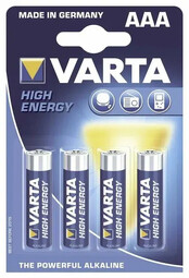VARTA LR03 AАA Alkaline элемент питания