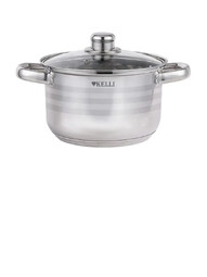 KELLI KL-4293-16 2.0л кастрюля из нержавеющей стали
