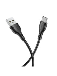 BOROFONE BX51 Triumph USB-Type-C 3.0А 1.0м Black для зарядки и передачи данных кабель