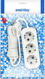 SMARTBUY SBE-16-3-03-Z 3 гнз 3,0 м 16А/3.5кВт удлинитель электрический с заземлением