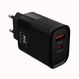 MORE CHOICE NC82 USB+Type-C 3.0A PD 35W+QC3.0 Black сетевое ЗУ