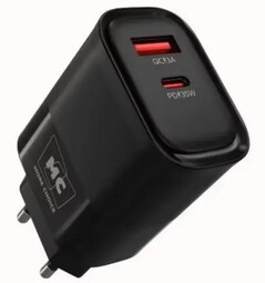 MORE CHOICE NC82a USB+Type-C 3.0A PD 35W+QC3.0 кабель Type-C Type-C Black сетевое ЗУ