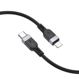 HOCO X109 Energy PD27W Type-C-Lightning 3.0м для зарядки и передачи данных Black кабель