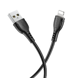 BOROFONE BX51 Triumph USB-Lightning 1.0м  для зарядки и передачи данных чёрный кабель