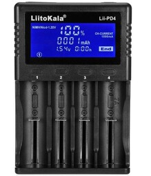 LIITOKALA LII-S4 АА, ААА, 18650, NiMh, NiCd, LiIon зарядное устройство для аккумуляторов